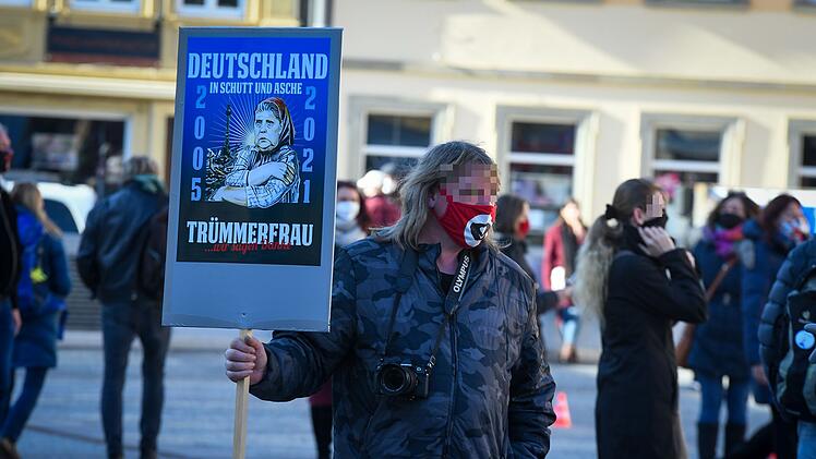Corona-Demo in Bamberg