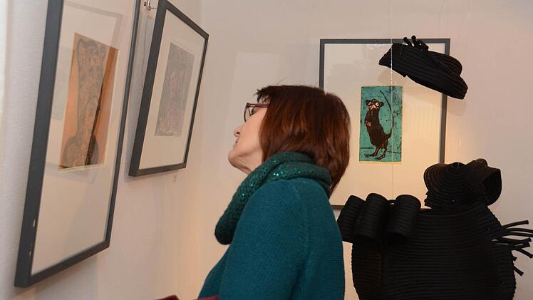 Kunstausstellung zum Thema "Opulent" des Kulmbacher Kunstvereins. Foto: Dagmar Besand