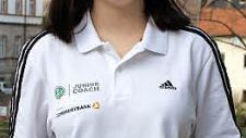 Nele Eichhorn (16) hat als einziges Mädchen die Ausbildung zum DFB-Junior-Coach absolviert. Foto: Sonja Adam