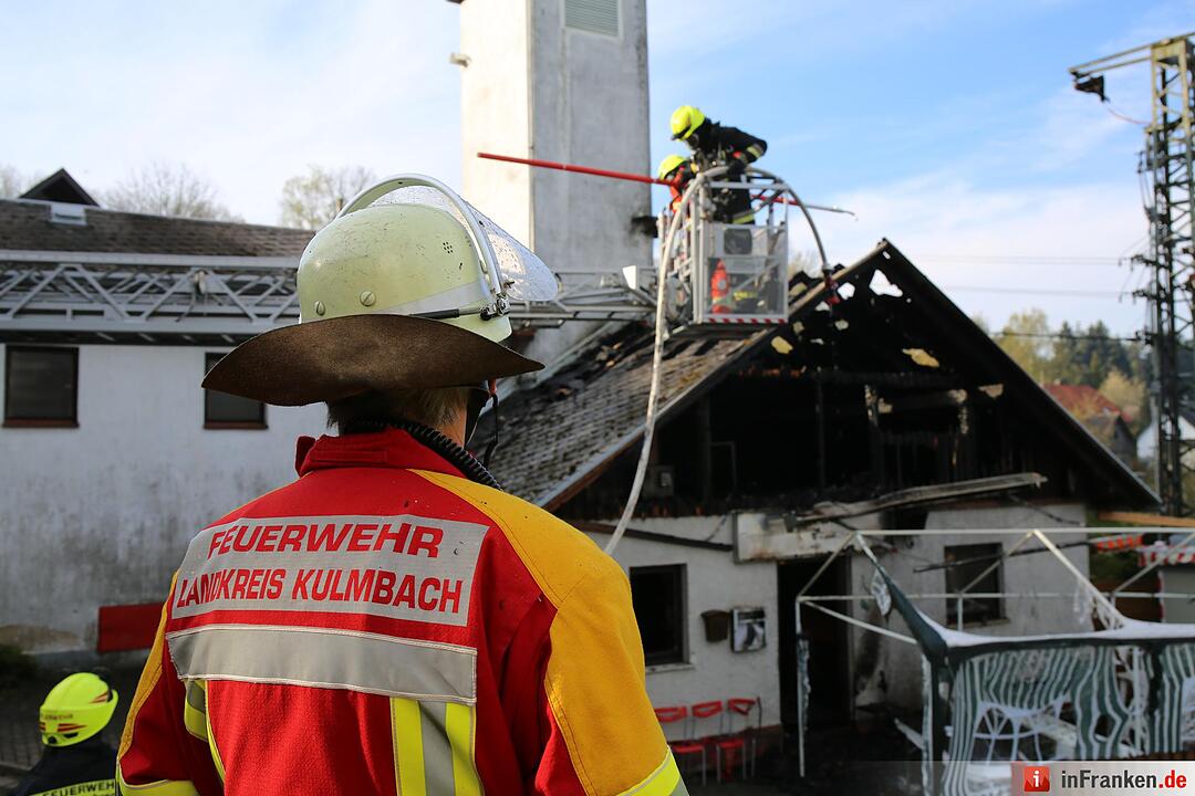 Brand in Feuerwehrhaus in Weidmes