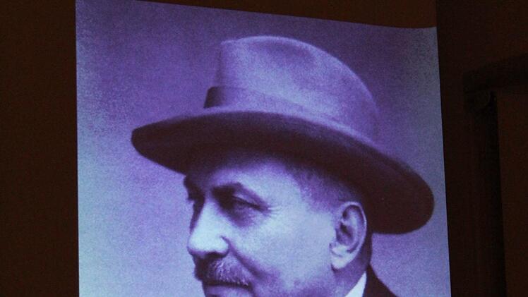 Hans Diroll, ein viel besprochener Mann des Abends und Lichtenfelser Landtagsabgeordneter in den 20er Jahren. Markus Häggberg