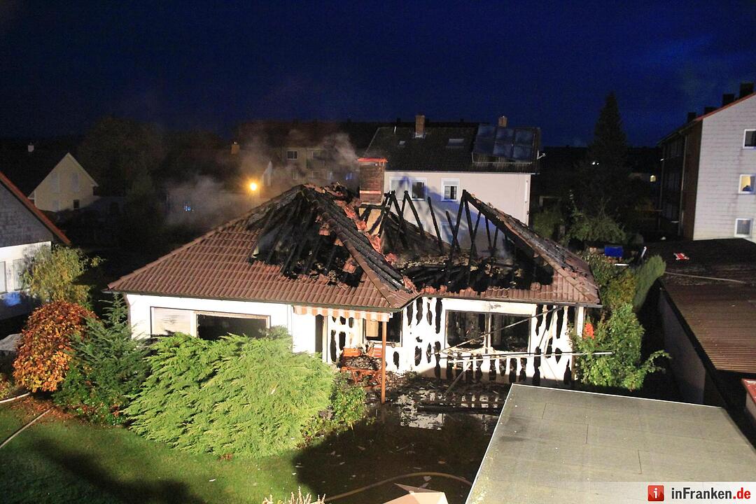 Wohnhaus wird in Redwitz Raub der Flammen