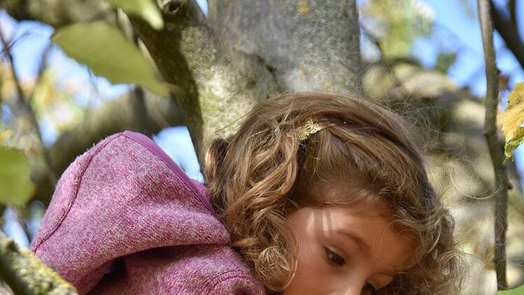 "Ich bin ein Waldkind", sagt die 5-jährige Anna.Uschi Prawitz