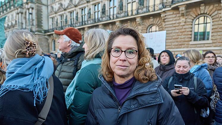 Demonstration gegen sexualisierte Gewalt gegen Frauen