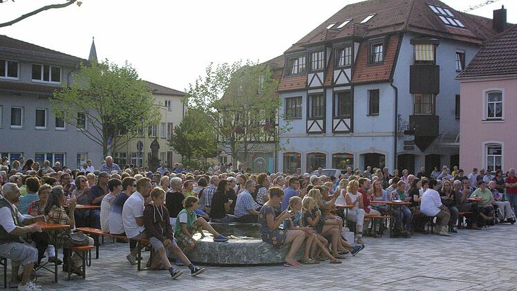 Konzert auf dem Viehmarkt. Foto: Winfried Ehling