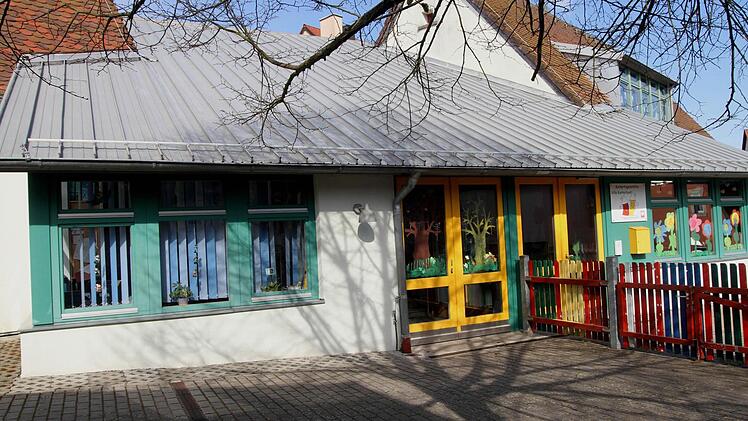 Die "Villa Kunterbunt" des Caritas-Kindergartens Kirchlauter