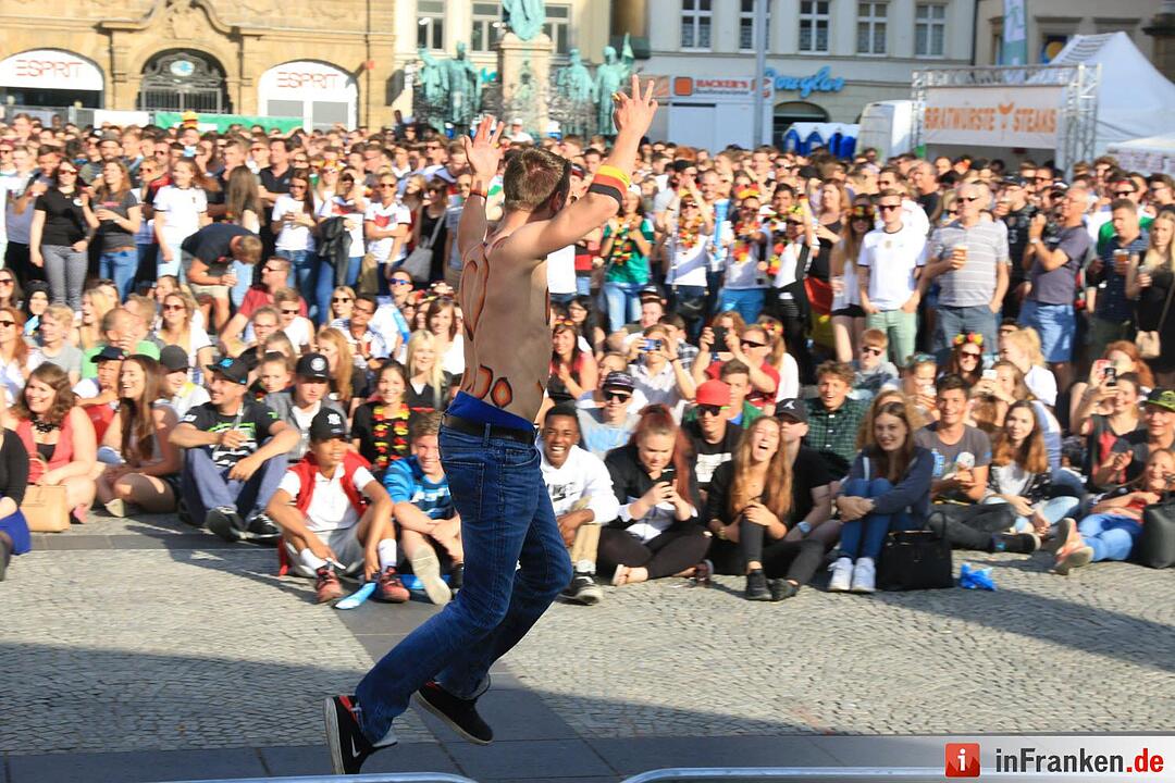 EM-Achtelfinale: Public Viewing in Bamberg