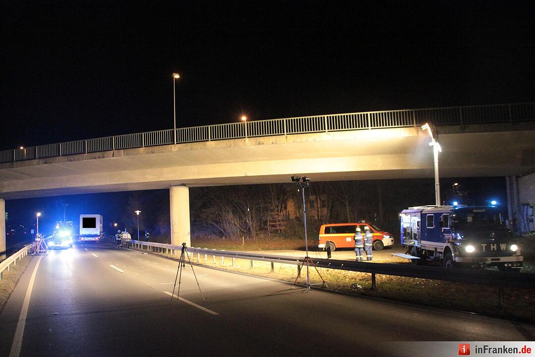 Kulmbach: Mann auf B289 überfahren