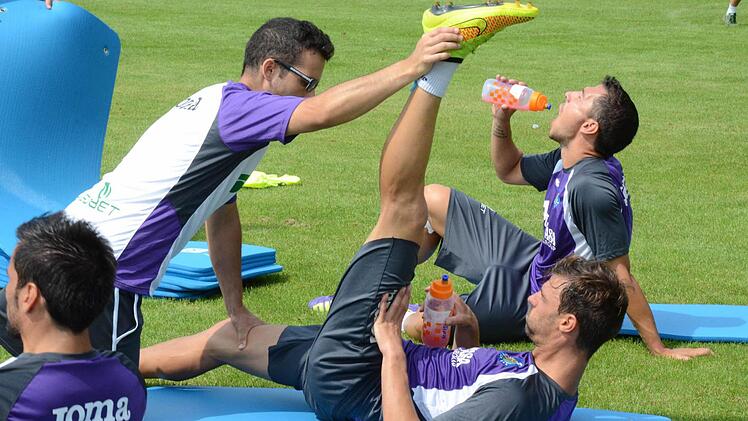 Dehn-Übungen zum Trainingsende.