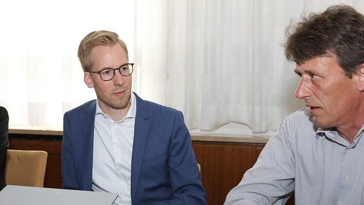Geschäftsführer Joel-Florian Beck und Bertram Strothmann Foto: Barbara Herbst