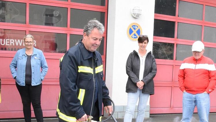 Die Wirkung eines Kohlendioxidlöschers.
