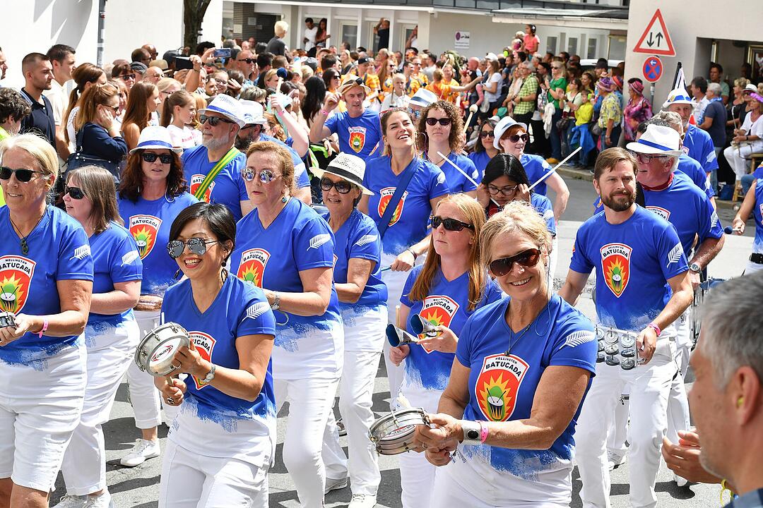 Umzug beim Samba-Festival in Coburg