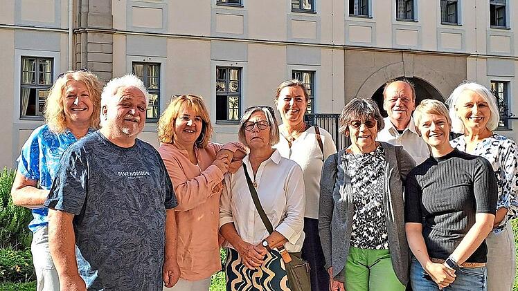 Unser Foto zeigt ehrenamtlichen Hospizbegleiterinnen und Hospizbegleiter des ambulanten Malteser Hospizdienstes in Bad Kissingen in W&uuml;rzburg.Susanne Binder