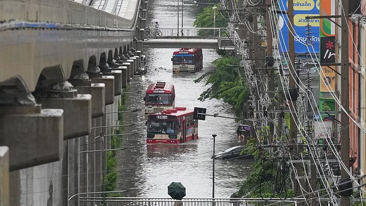 &Uuml;berschwemmungen in Thailand