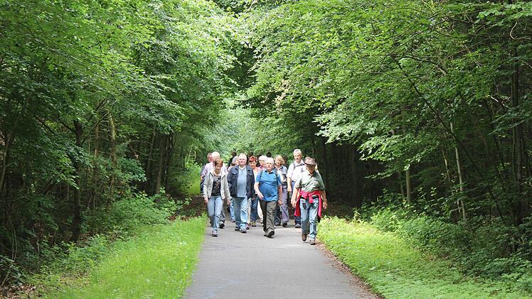 Leserwanderung im Hauptsmoorwald. Foto: Michael Memmel