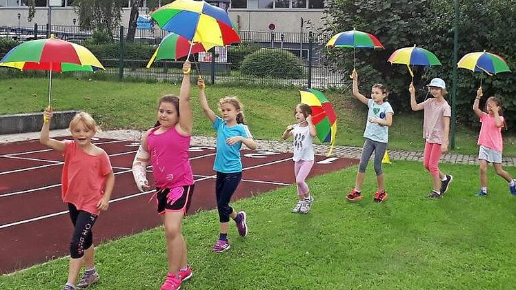 Mit einer farbenfrohen Abschlussveranstaltung endete die Sportfreizeit des TV 48 Coburg. Foto: Astrid Hess