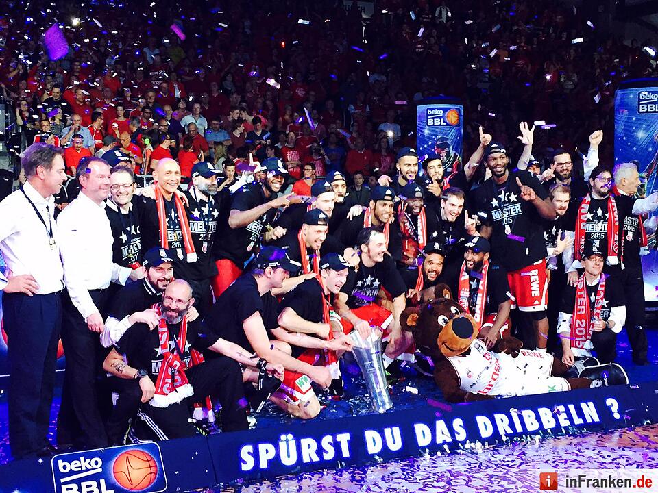 Impressionen von der Bamberger Meisterfeier in der Brose Arena Teil 2
