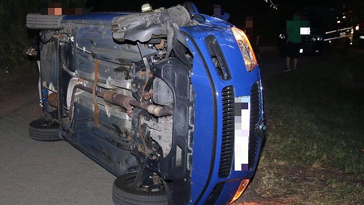 Unfall in Bamberg am 23. August 2015 Foto: Ferdinand Merzbach