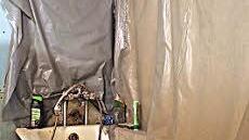 Desolate Zustände herrschen im Bad.