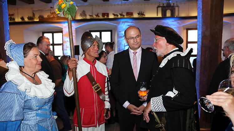 Gabriele Knoch, Ewald Baumeister Albert Füracker, Franz Wüst.  Foto: Thomas Malz