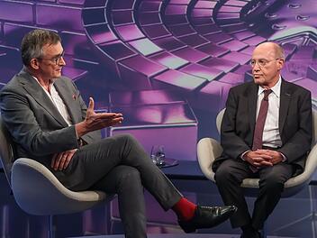 Zwischen Andreas R&ouml;dder (links) und Gregor Gysi wurde es zwischenzeitlich hitzig.