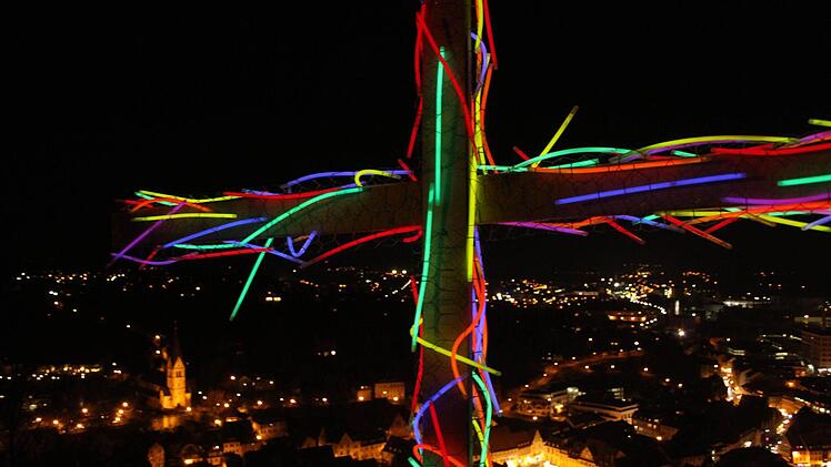 Ökumenischer Jugendkreuzweg in Kulmbach  Foto: Sonja Adam