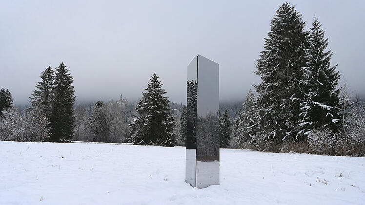 Rätselhafter Monolith nahe Neuschwanstein entdeckt