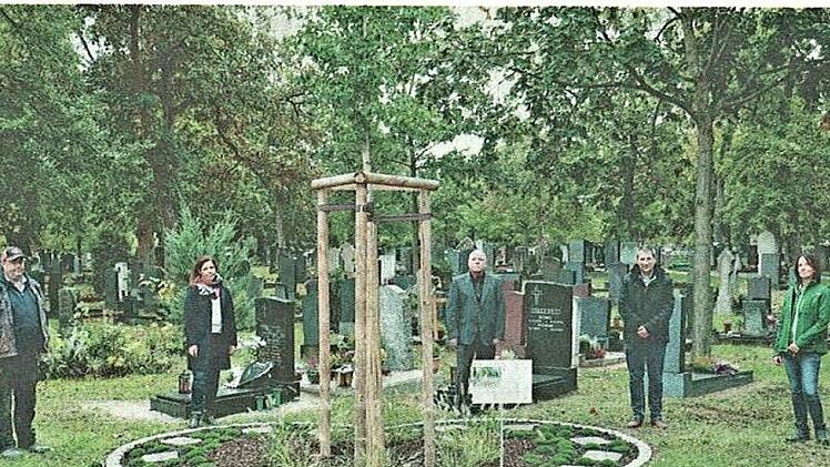 So ähnlich wie auf dem Foto sollen auf dem Burkersdorfer Friedhof alternative Bestattungsformen geschaffen werden.