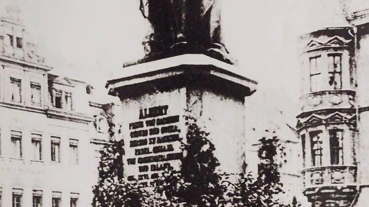 Prinz Albert-Denkmal am Anfang des 20. JahrhundertsFoto: Archiv