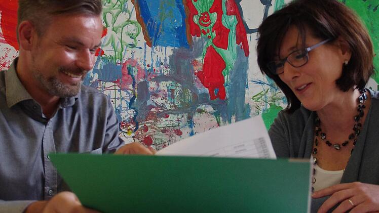 Mathias Schmitt und Gudrun Jersch-Bittermann haben ein Konzept für eine Montessori-FOS erarbeitet. Foto: Marco Meißner