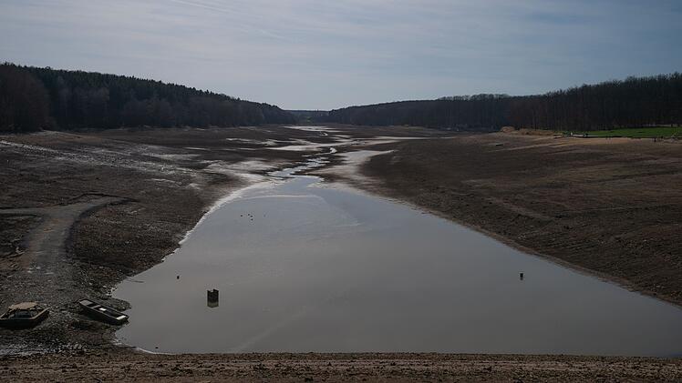 Arbeiten am Ellertshäuser See