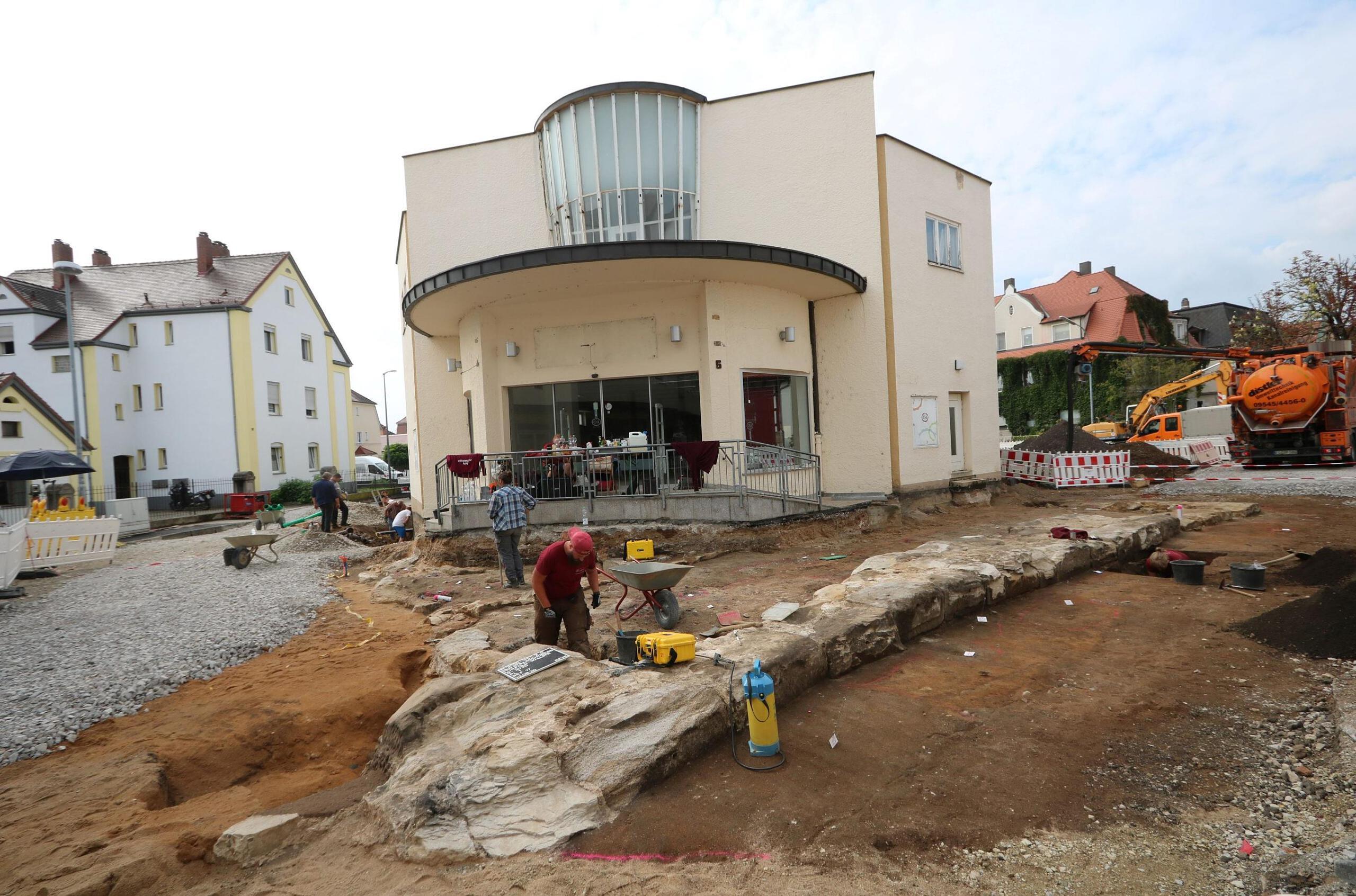 Außergewöhnliche Entdeckung in Forchheim Archäologen graben Teile der