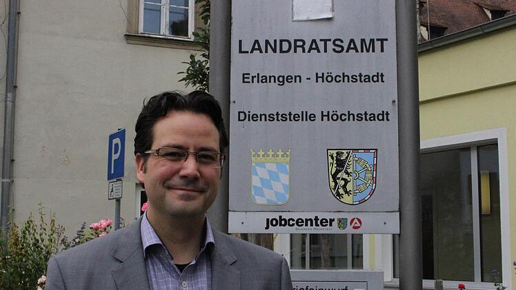 Sebastian Gmehling betreut die Geschäftsstelle des Landkreises in der Schuhstraße.Evi Seeger