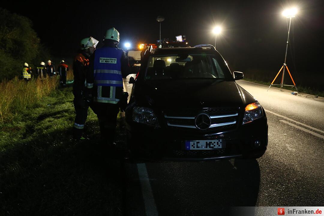 Junger Fußgänger bei Unterrodach überfahren