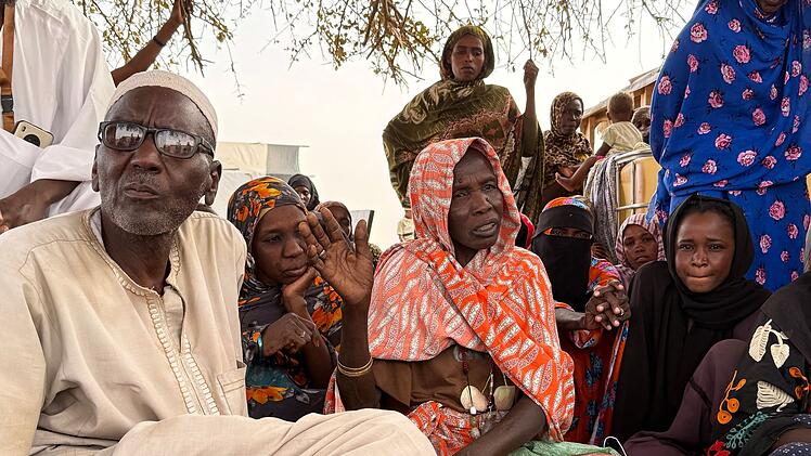Fl&uuml;chtlinge aus Darfur im Tschad