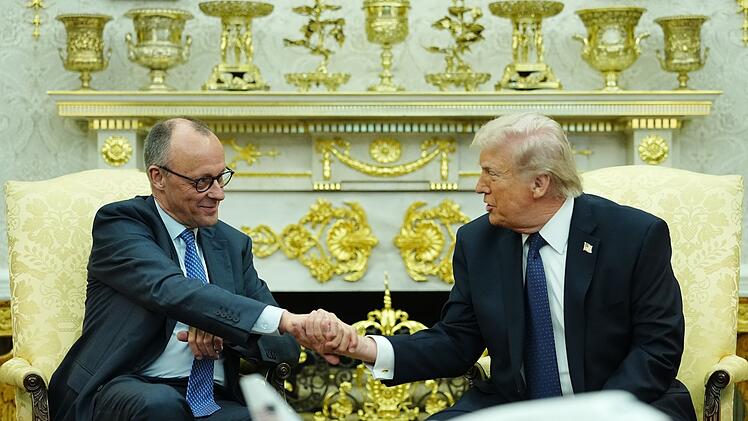 US-Pr&auml;sident Trump empf&auml;ngt Bundeskanzler Merz
