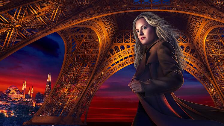 Toughe Agentin auf Europareise respektive Flucht: Imogen Salter (Elisabeth Moss) hat Mittel und Mindset, um sich auch durch widrige Umst&auml;nde und massig Gegenspieler nicht aufhalten zu lassen.