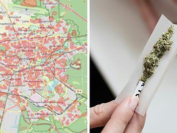 Hier ist Kiffen in Nürnberg erlaubt: Cannabis-Karte zeigt Verbotszonen