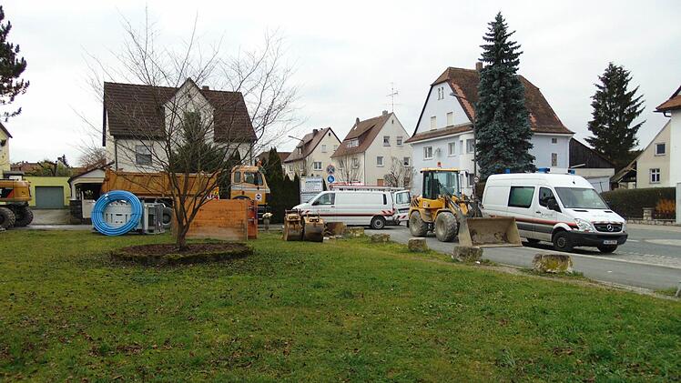 Eine Gasleitung wird in Forth verlegt, dabei passierte das Unglück. Foto: Petra Malbrich