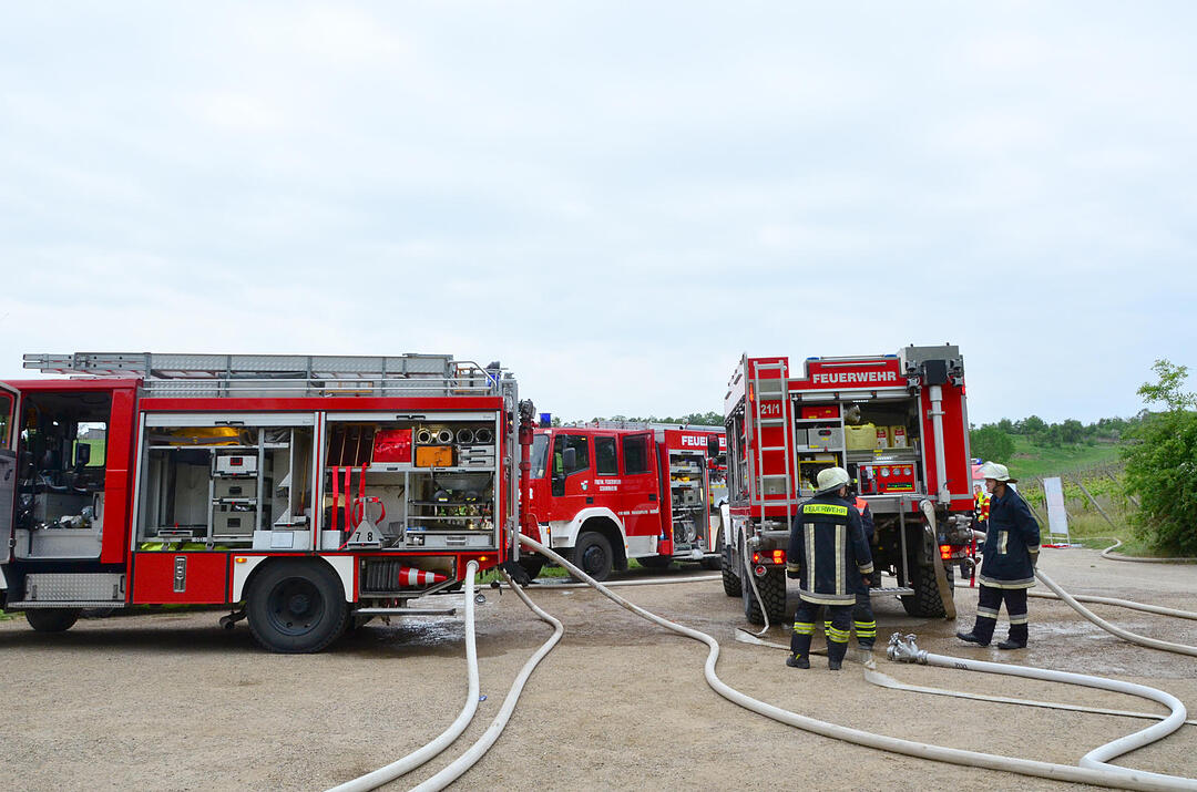 Feuer in der Hallburg