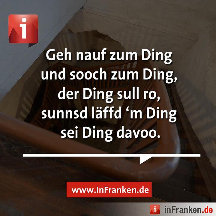 Tag der Muttersprache: Fränkisch zum Teilen