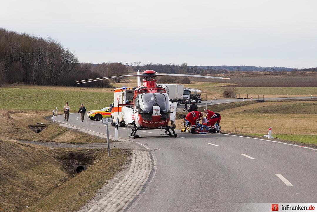 Tödlicher Unfall im Kreis Coburg: Motorrad verunglückt nach Überholmanöver