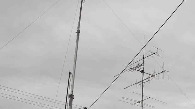 Amateurfunk in Roßbach: Um diese Antennen geht es. Foto: Ulrike Müller