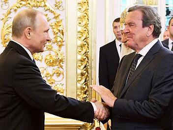 Putin und Schr&ouml;der