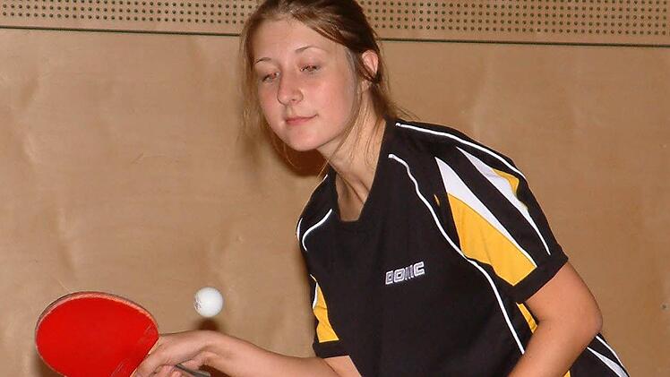 Die erfolgreichste und damit stärkste Spielerin beim SV Fischbach und zugleich in der Oberfrankenliga ist Carolin Studtrucker. Foto: Hans Franz