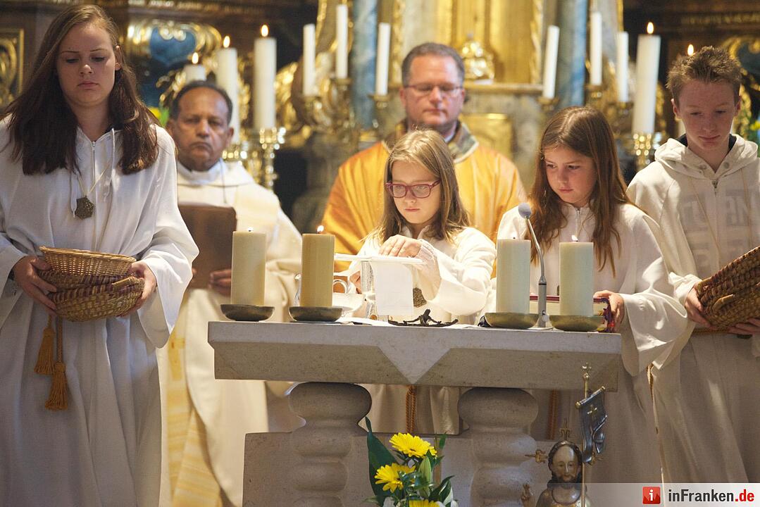 Nach einjähriger Kirchensanierung: Hannberg feiert die Wiedereröffnung der Wehrkirche der Pfarrei Geburt Mariens Hannberg