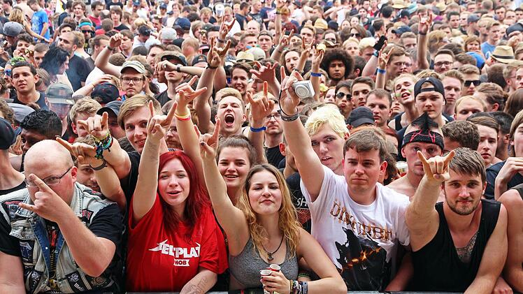 Die Stimmung an der Zeppelin-Stage war durchweg gut.