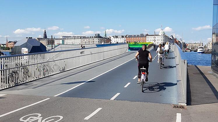 Eine eigene Straße für Radler: In Kopenhagen sieht das so aus.