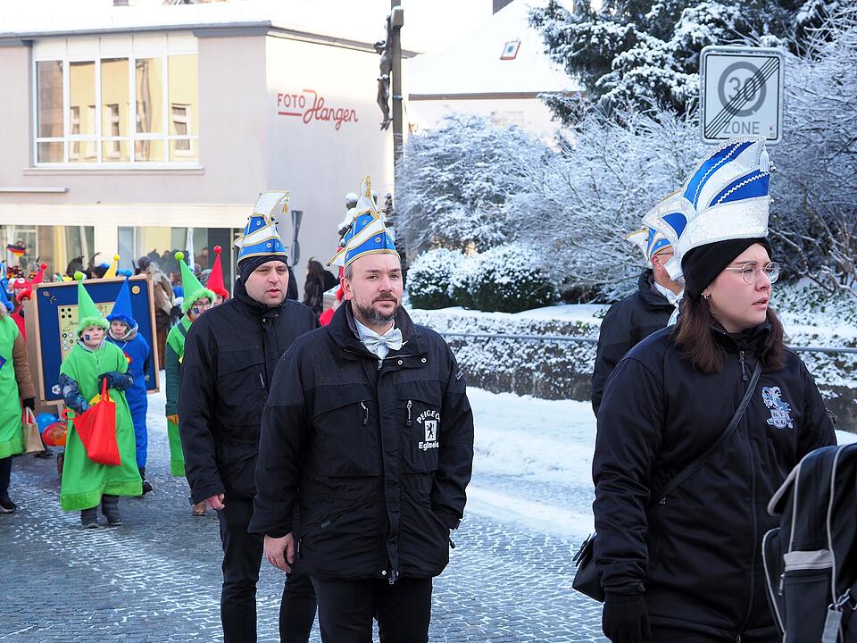 Eine der ersten Faschingsumzüge in der Region