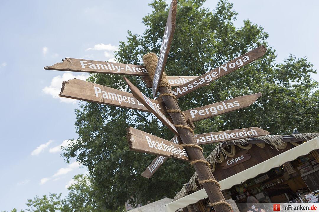 Nuernberger nutzten das fantastische Wetter